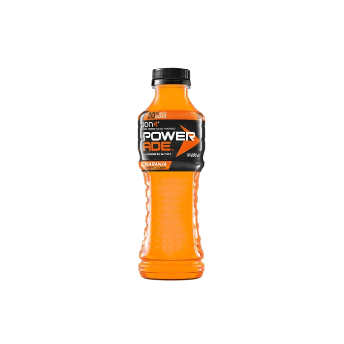 Powerade Naranja 600 Mililitros