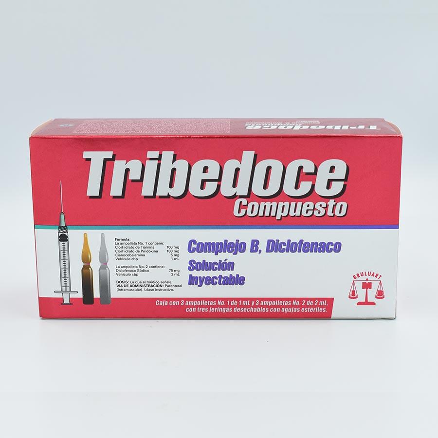 COMPLEJO B,DICLOFENACO CAJA CON 3 AMPULAS Y JERINGAS(TRIBEDOCE COMPUES COMPLEJO B,DICLOFENACO CAJA CON 3 AMPULAS Y JERINGAS(TRIBEDOCE COMPUES