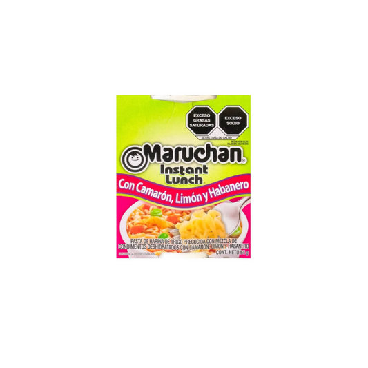 Maruchan Camaron, Limon y Habanero 64 Gramos