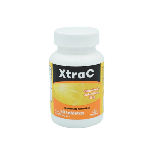 Xtrac Multivitaminico,Jalea Real,Zinc,Hierro 30 Tabletas