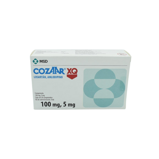 Cozaar Xq Losartan,Amlodipino 100mg/5mg 30 Comprimidos