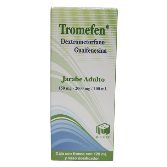 Dextrometorfano,Guaifenesina Adulto 200mg/2g 120 ml Jarabe