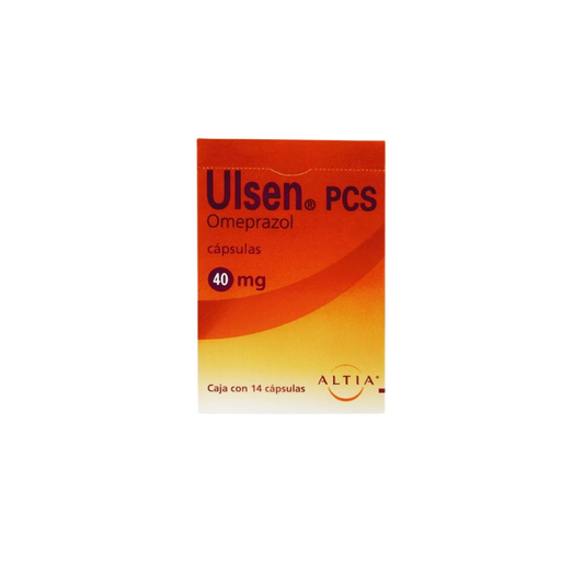 Ulsen Pcs Omeprazol 40mg 14 Capsulas