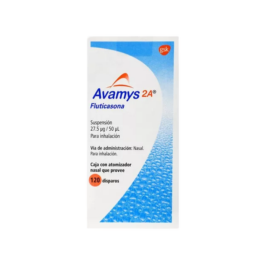 Avamys 2A Fluroato de Fluticasona 27.5ug/50ul 120 Disparos Nasal