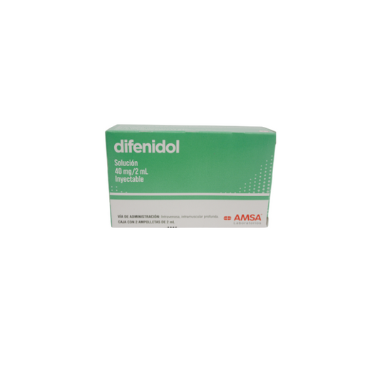 Difenidol 40mg 2 Ampulas