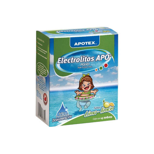 Electrolitos Apo Lima-Limon 4 Sobres