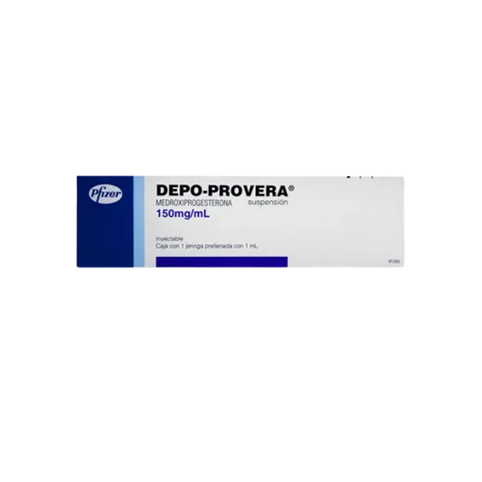 Depo-provera Medroxiprogesterona 150mg 1ml 1 Jeringa