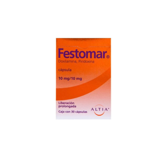 Festomar Doxilamina,Piridoxina 10mg/10mg 30 capsulas