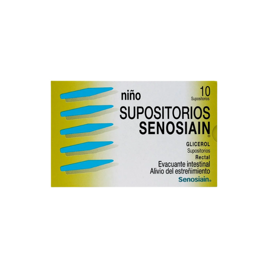 Senosian Niño Glicerol 10 Supositorios