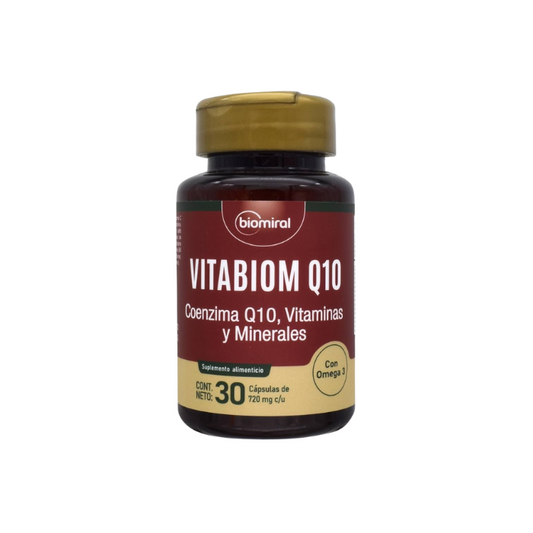 Vitabiom Q10 Multivitaminico,Omega 3,Q-10 30 Capsulas