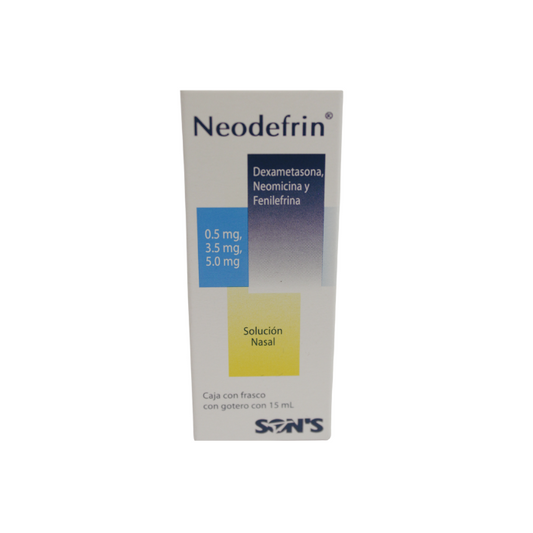 Dexametasona,Neomicina,Fenilefrina 0.50mg/3.5mg/5mg 10ml Solucion Nasal