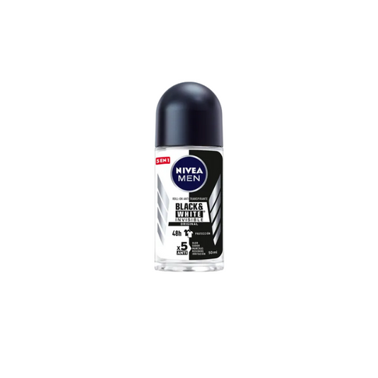 Nivea Roll on Men Invisible B&W 50 Mililitros