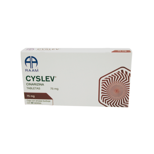 Cinarizina 75mg 60 Tabletas