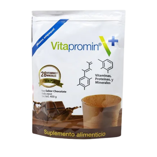 Vitapromin Vitaminas,Proteinas y Minerales 400 gr Polvo Sabor Chocolate