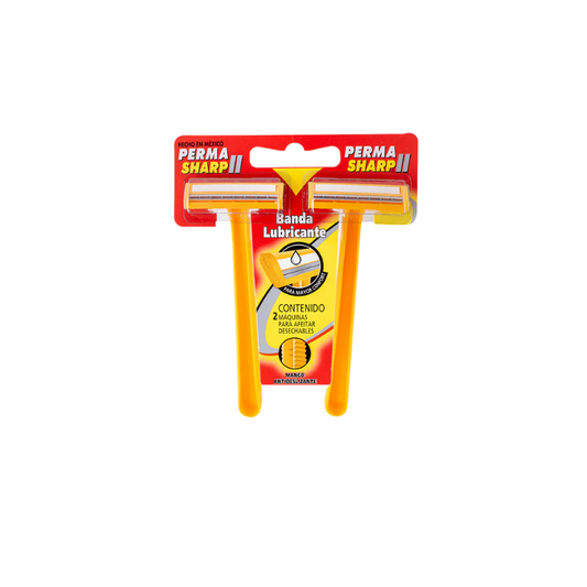 Perma Sharp II Rastrillo 2 Piezas