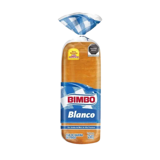 Pan Blanco Bimbo 620 Gramos