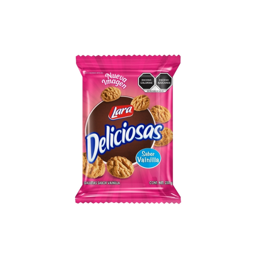 Deliciosas Vainilla Lara 230 Gramos