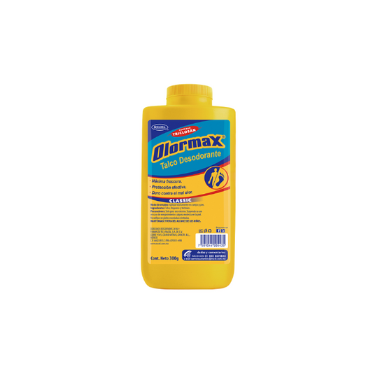 Olor Max Talco Desodorante 300 Gramos