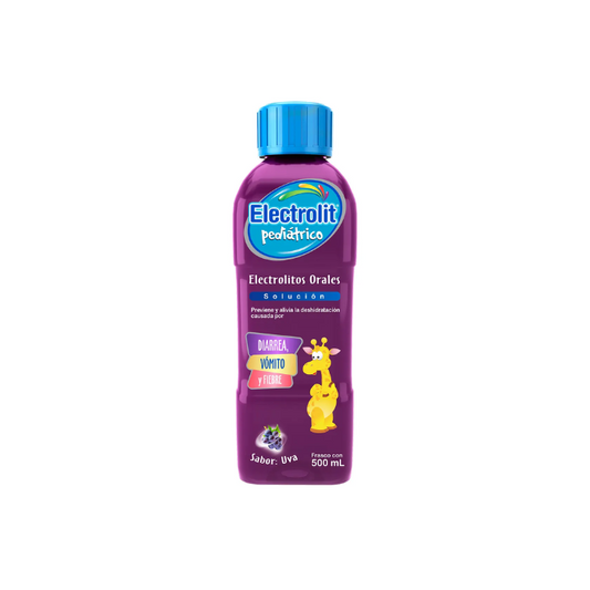 Electrolit Pediatrico sabor Uva 500  Mililitros