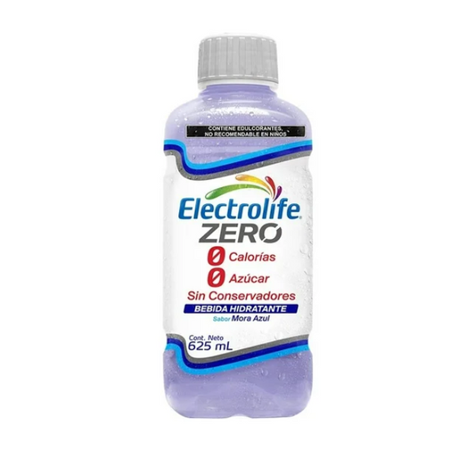Electrolife Zero Mora Azul 625 Mililitros