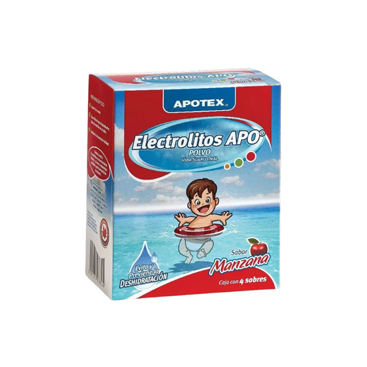 Electrolitos Apo Manzana 4 Sobres