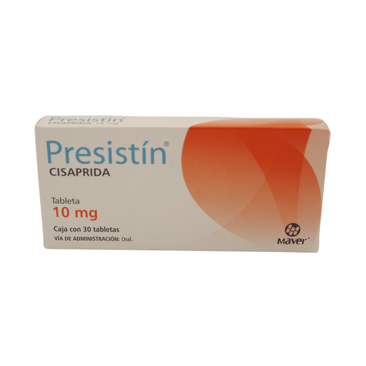 Cisaprida 10mg 30 Tabletas