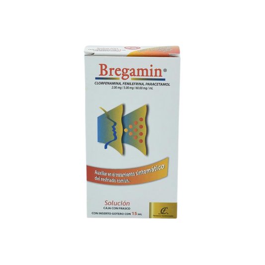 Clorfenamina,Fenilefrina,Paracetamol 2mg/5mg/60mg 15ml Gotas