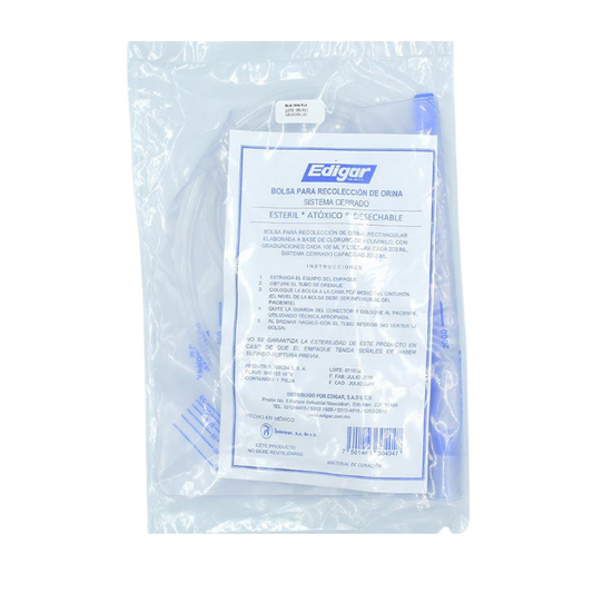 Bolsa Recolectora de Orina 2 Litros