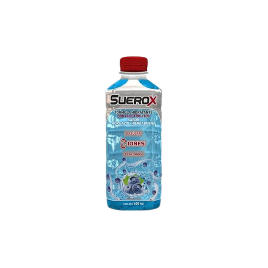 Suerox 8 Iones Sabor Mora Azul-Hierbabuena 630ml