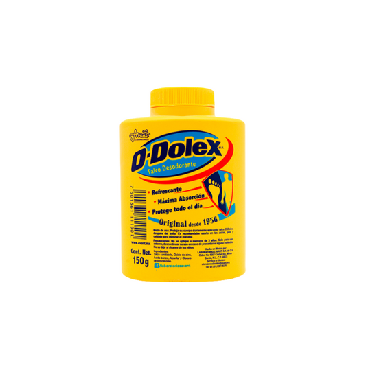 Talco Odolex Amarillo 150 Gramos