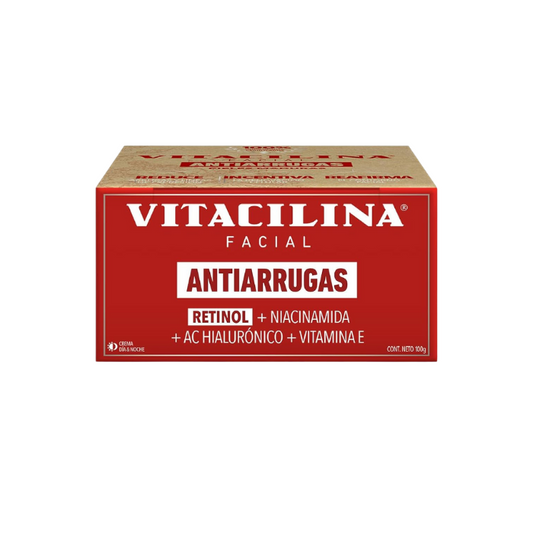 Vitacilina Crema Facial Antiarrugas 100 Gramos