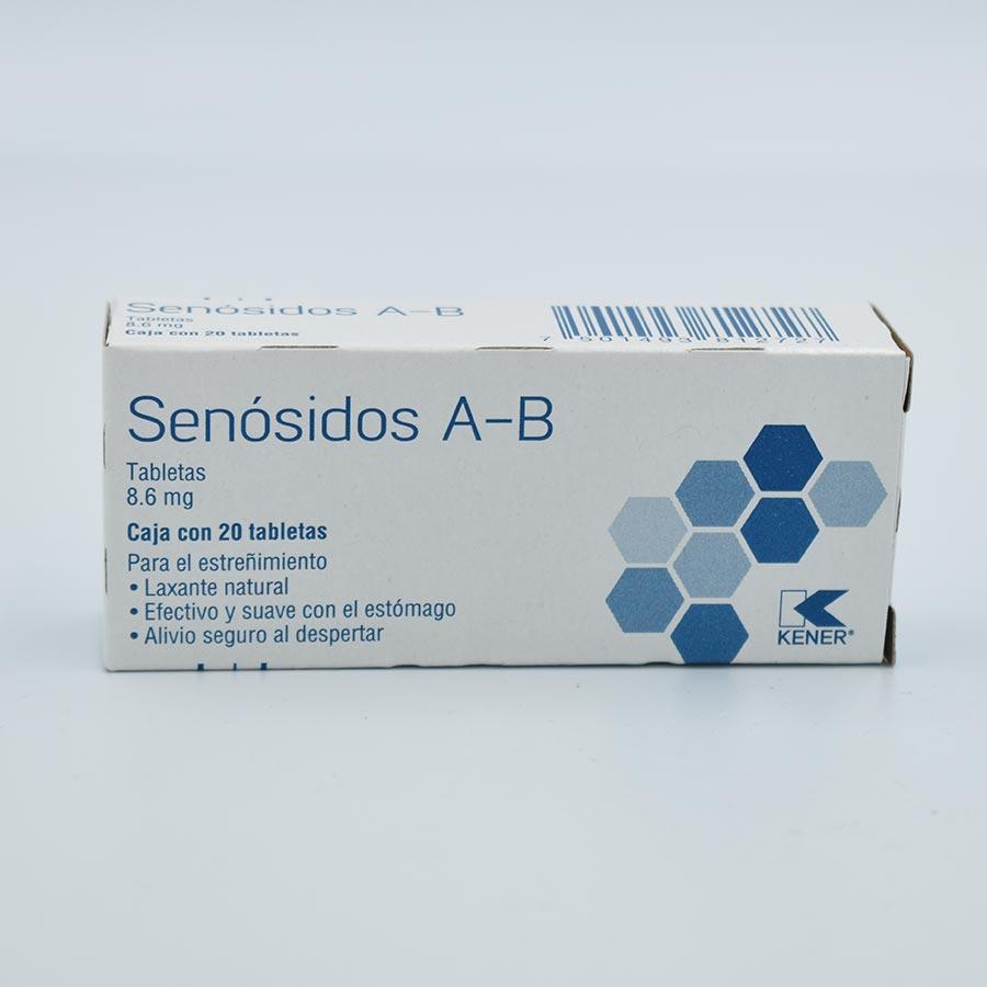 SENOSIDOS A-B  8.6MG CAJA CON 20 TABLETAS G.I (KENER)