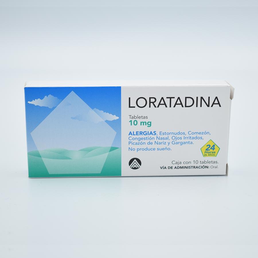 LORATADINA 10MG CAJA CON 10 TABLETAS G.I (LARITOL)