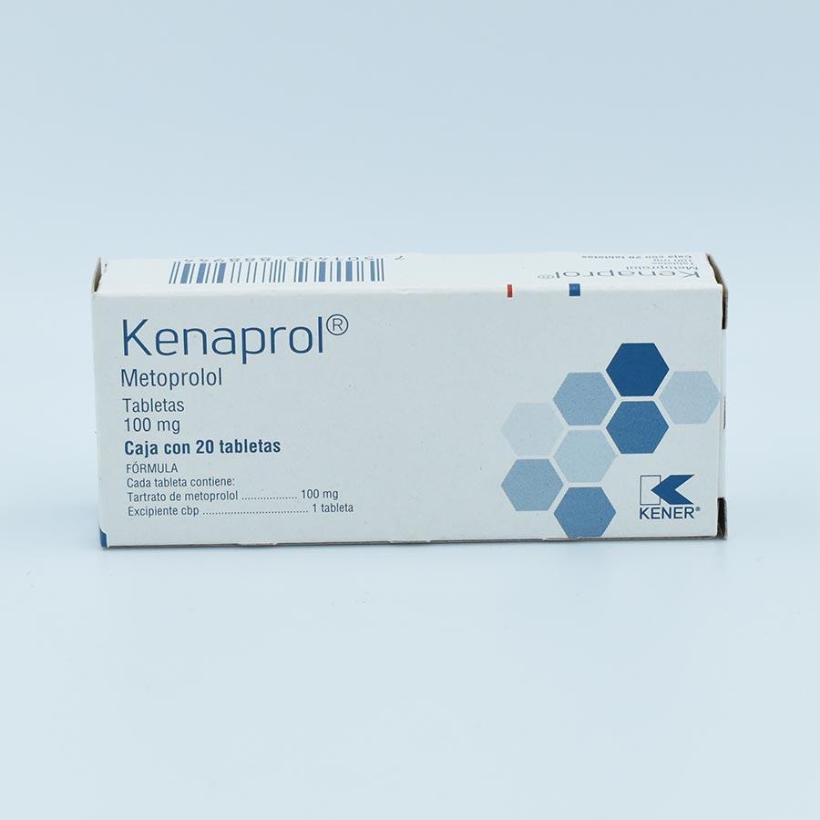 METOPROLOL 100MG. CAJA CON 20 TABLETAS(PRONTOL)