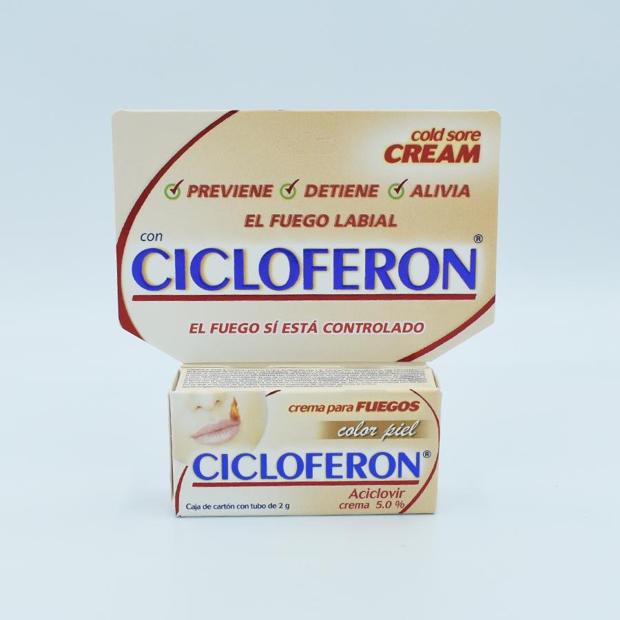 CICLOFERON COLOR PIEL 5% TUBO CON 2GR CREMA (ACICLOVIR)