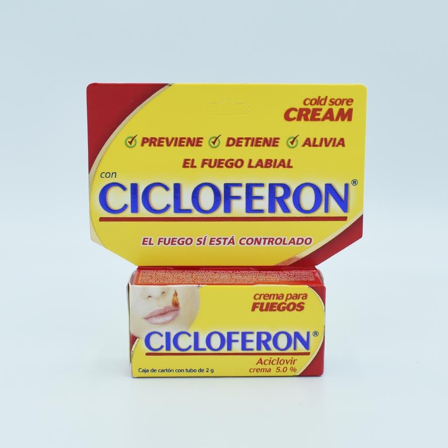 CICLOFERON 5% TUBO CON 2GR CREMA (ACICLOVIR)