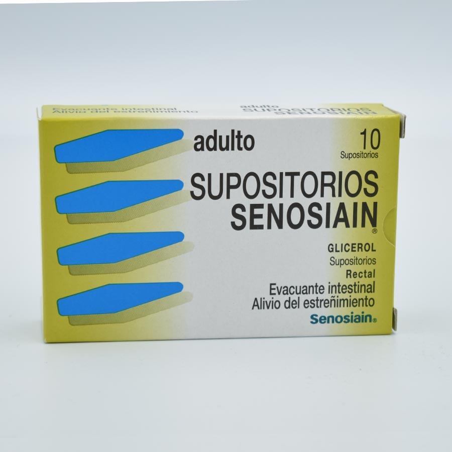 SENOSIAIN  ADULTO  CAJA CON 10 SUPOSITORIOS(GLICEROL)