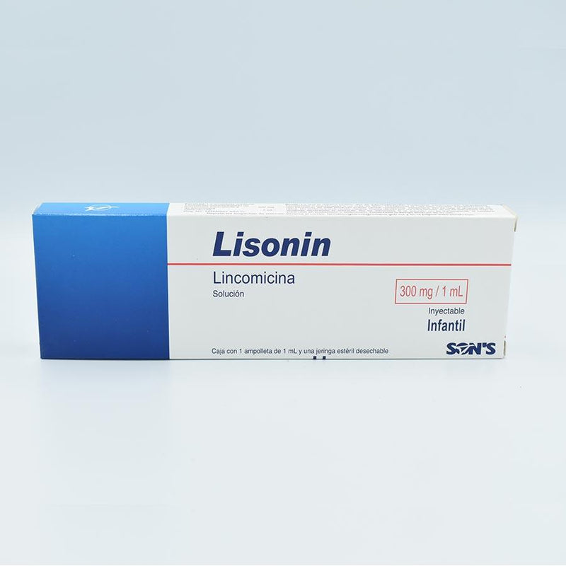 LINCOMICINA INFANTIL 300MG CAJA CON 1 AMPULA (LISONIN)