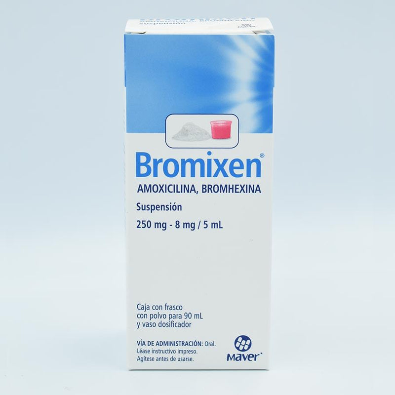 AMOXICILINA/ BROMHEXINA 250MG/8MG FRASCO CON 60ML SUSPENSION (LOXABROL)