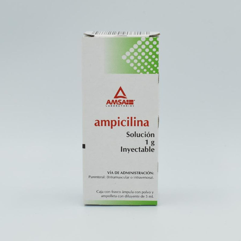 AMPICILINA 1GR CAJA CON 1 AMPULA G.I (AMSA)