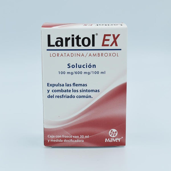 LORATADINA/ AMBROXOL PEDIATRICO FRASCO CON 30ML.GOTAS(LARITOL EX) Farmacias Iguales