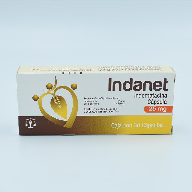 INDOMETACINA 25MG CAJA CON 30 CAPSULAS (RANDALL)