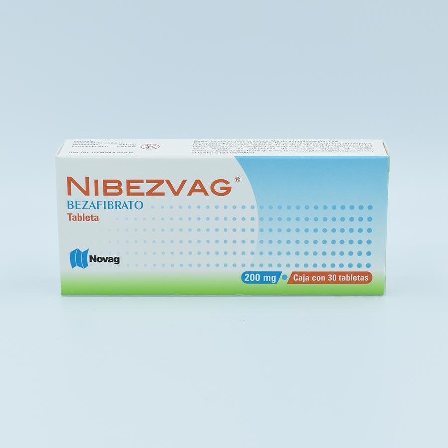 BEZAFIBRATO 200MG CAJA CON 30 TABLETAS (NIBEZVAG)