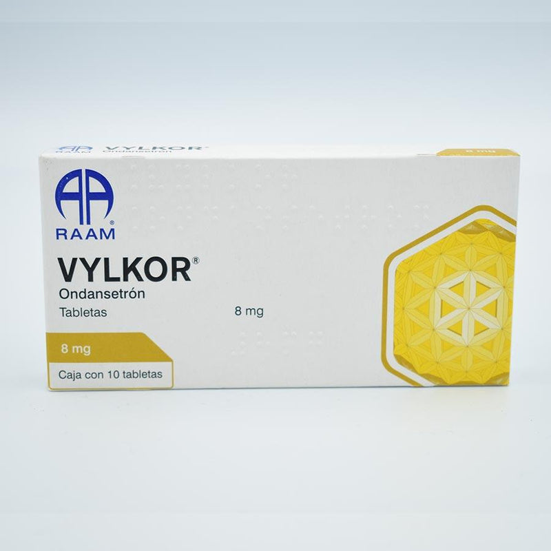 ONDANSETRON  8MG  CAJA CON 10 TABLETAS (VYLKOR)