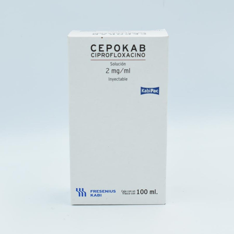 CIPROFLOXACINO I.V FRASCO CON 100ML(CEPOKAB)