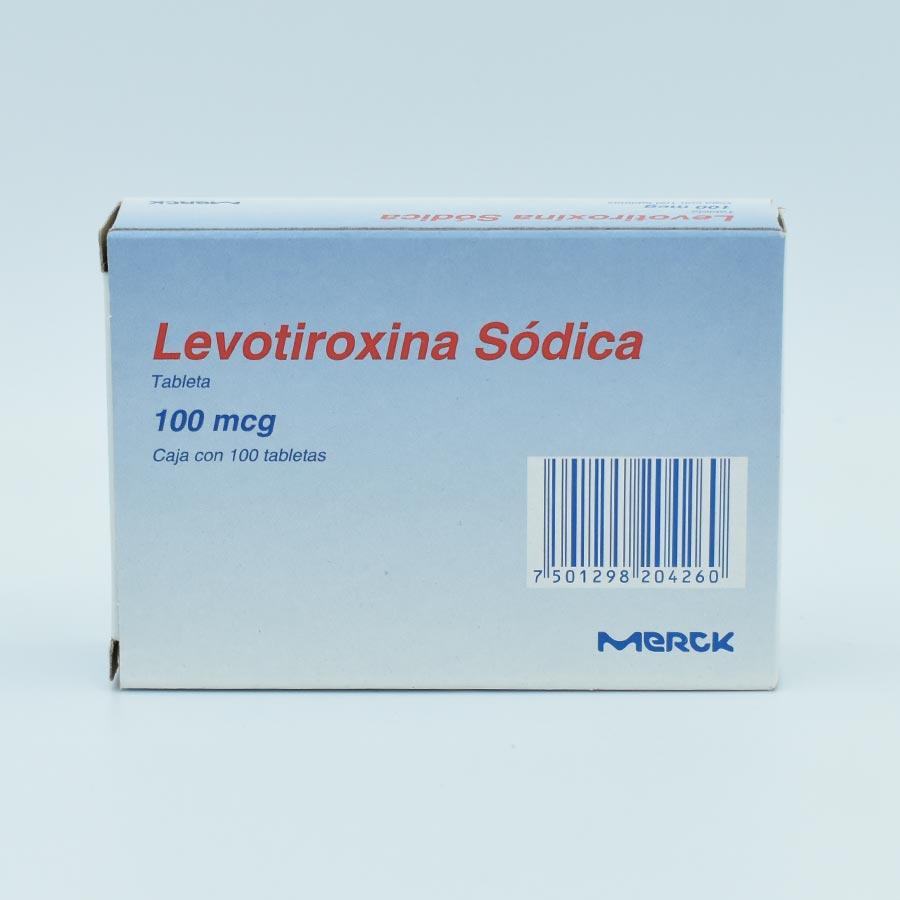 LEVOTIROXINA 100MG CAJA CON 100 TABLETAS G.I (MERCK)