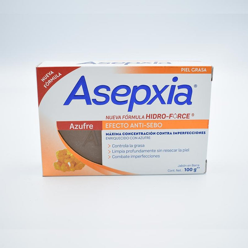 ASEPXIA  JABON  AZUFRE 100GR.