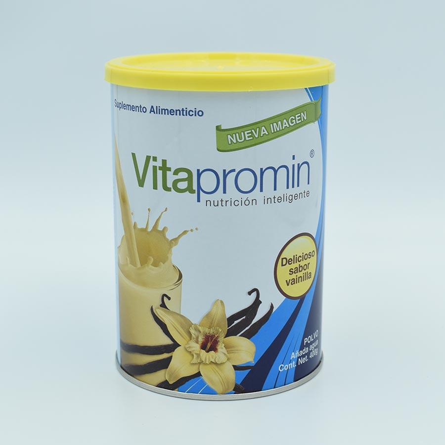 VITAPROMIN VAINILLA( VITAMINAS , PROTEINAS Y MINERALES)  CON 400GR. EMPAQUE