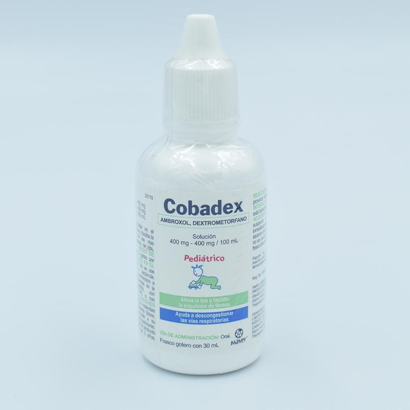 AMBROXOL/ DEXTROMETORFANO PEDIATRICO FRASCO CON  30ML GOTAS (COBADEX)