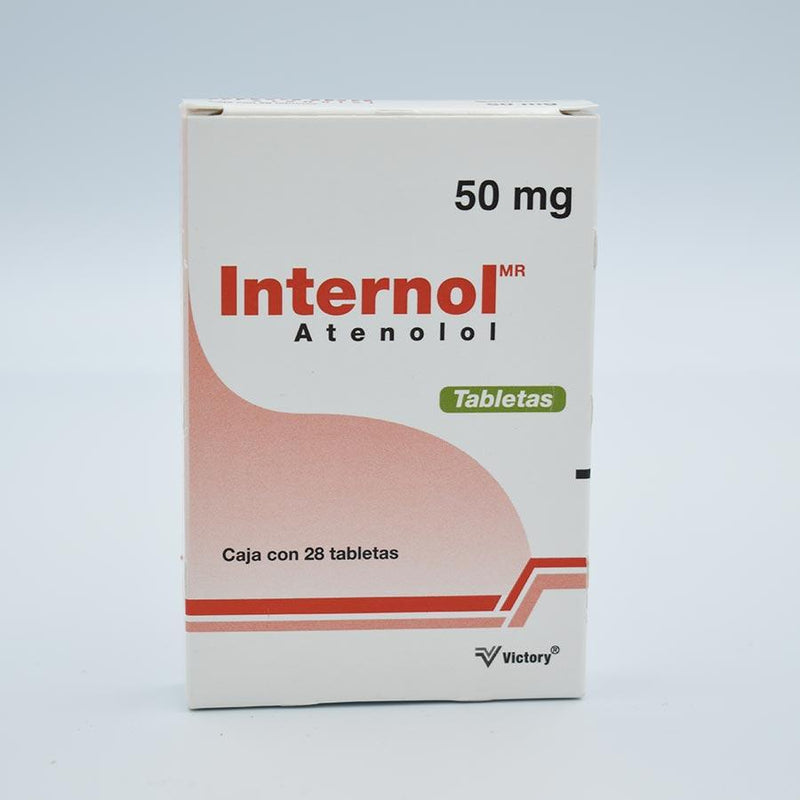 ATENOLOL 50MG. CAJA CON 28 TABLETAS (BIOFILEN)